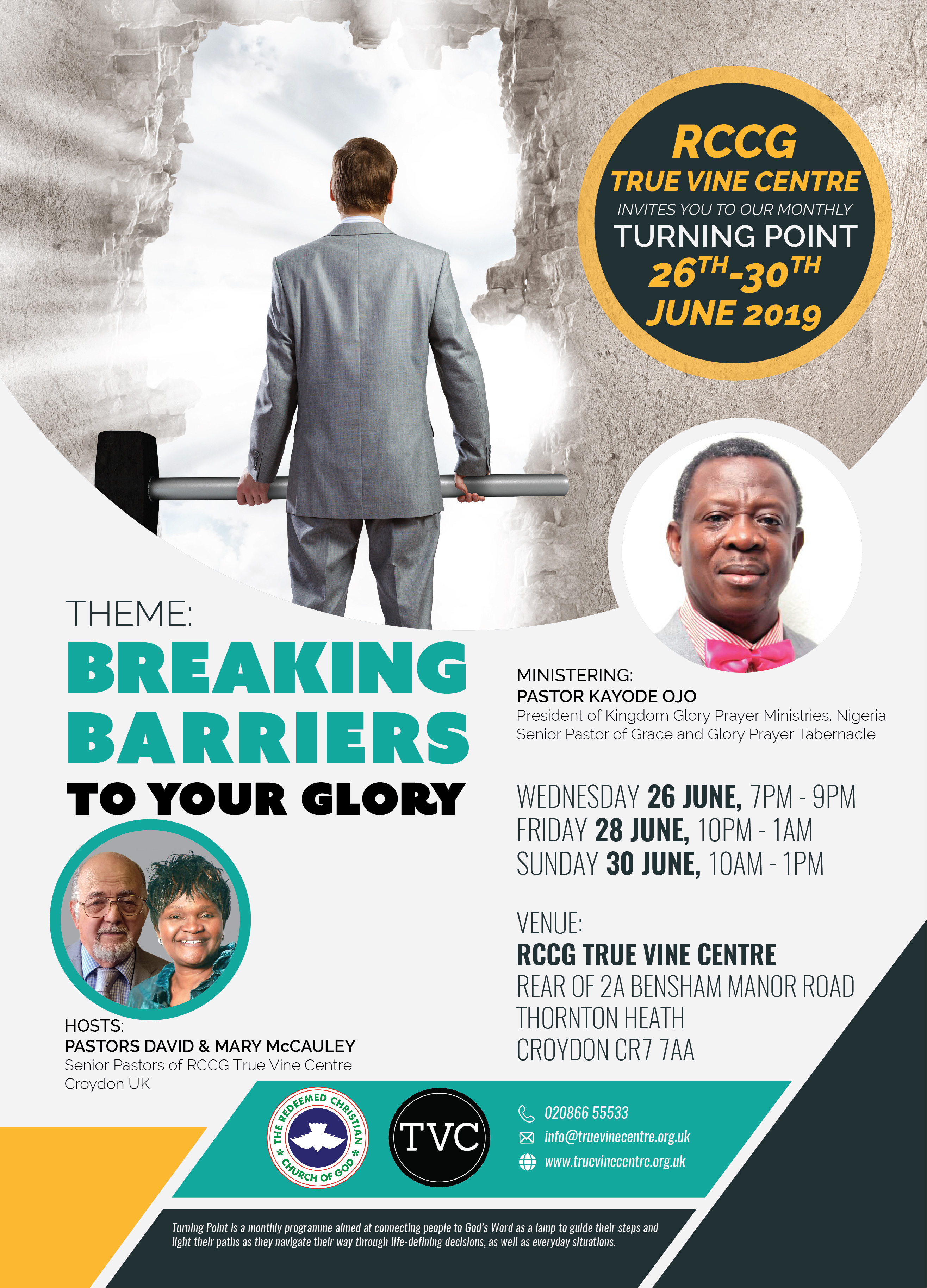 An event flyer